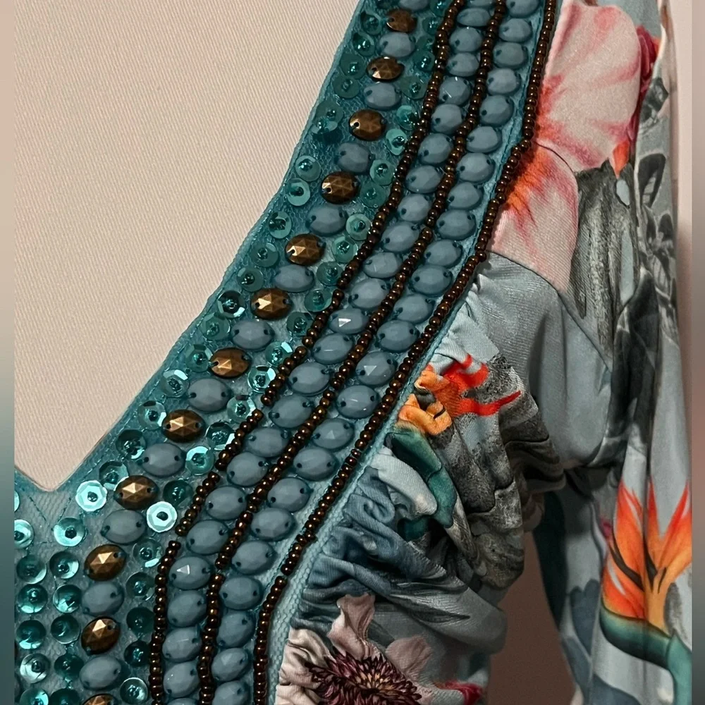 Boston Proper Floral Top - Picture 4 of 7